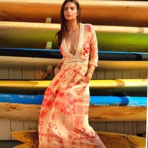 For Love and Lemons Barcelona maxi dress